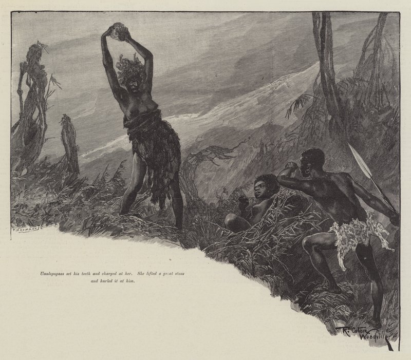 Liljan Nada, av H Rider Haggard av Richard Caton Woodville junior