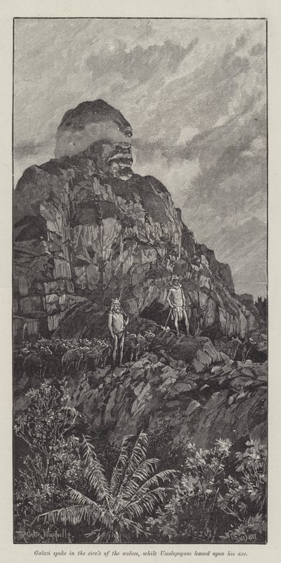 Liljan Nada, av H Rider Haggard av Richard Caton Woodville junior