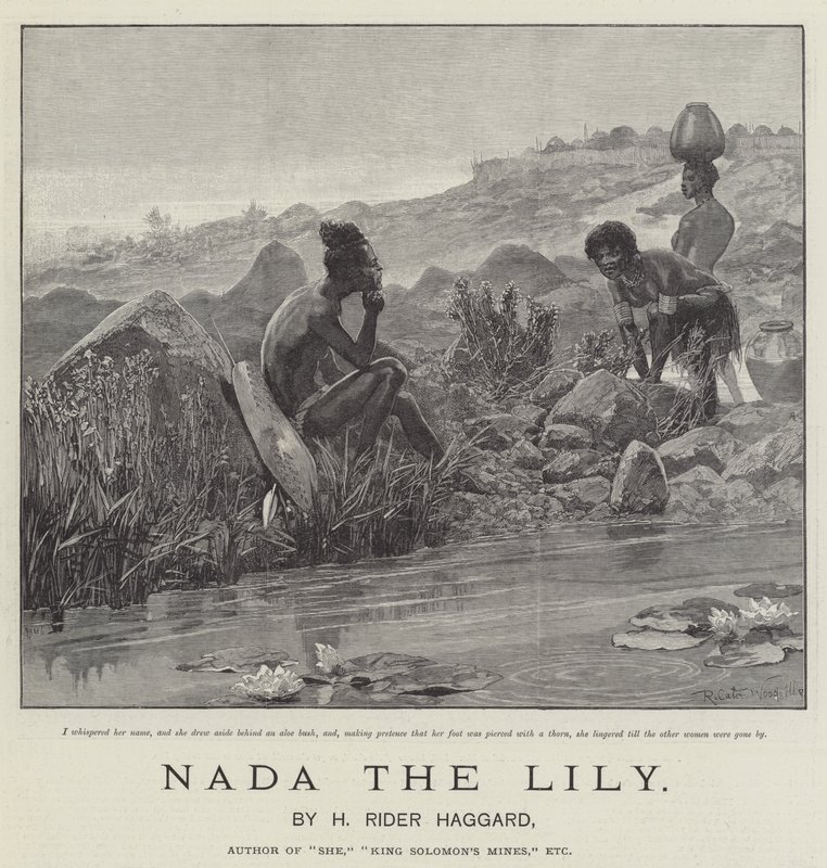 Liljan Nada, av H Rider Haggard av Richard Caton Woodville junior
