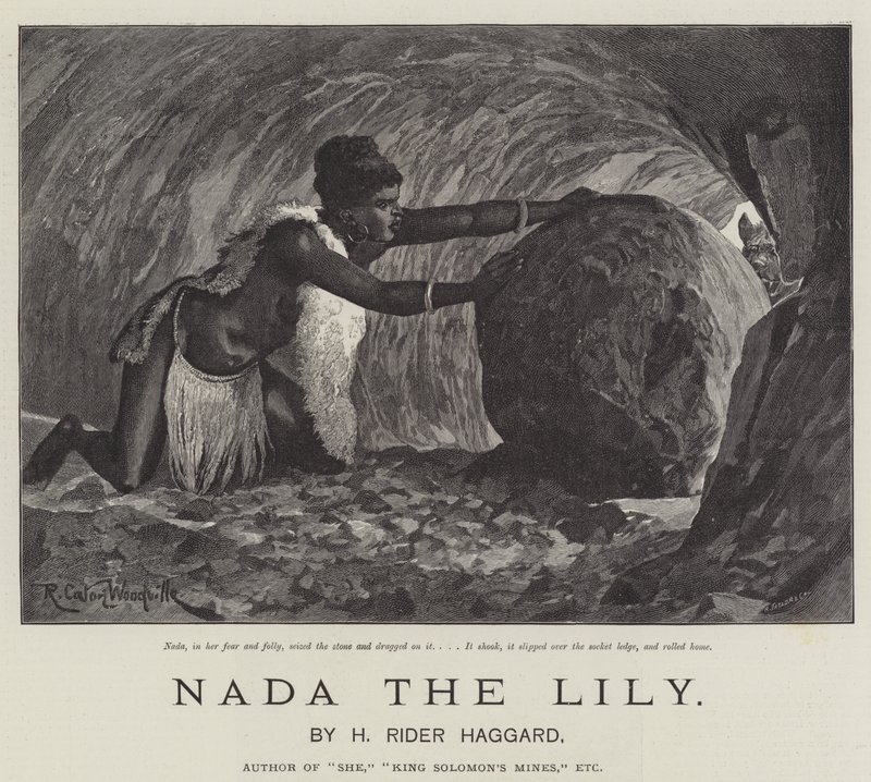Liljan Nada, av H Rider Haggard av Richard Caton Woodville junior
