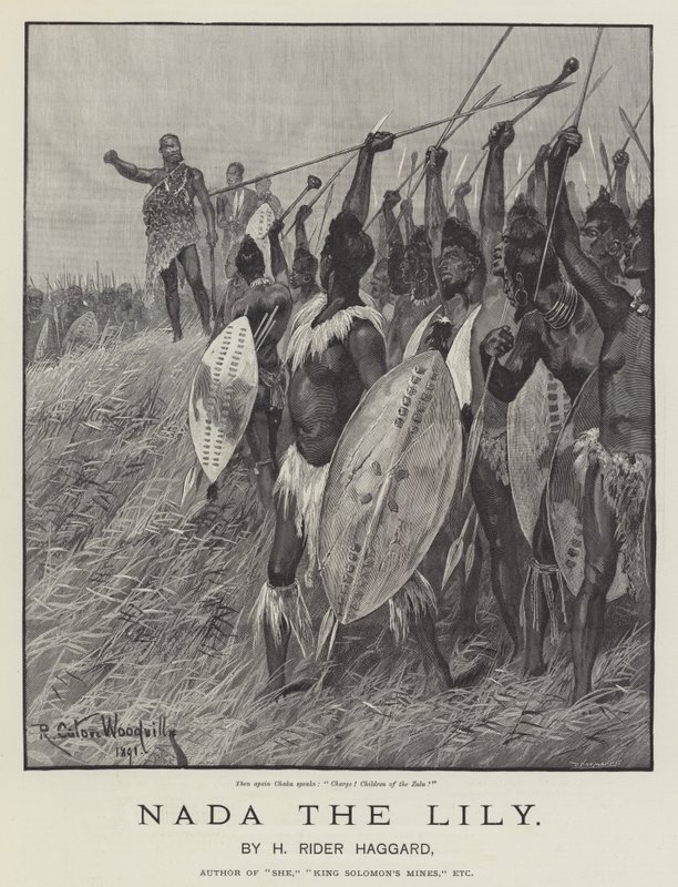 Liljan Nada, av H Rider Haggard av Richard Caton Woodville junior