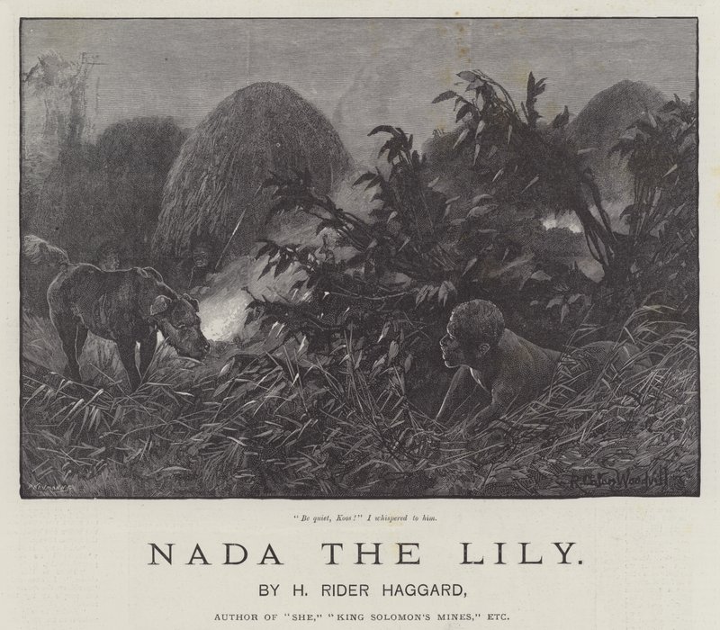 Liljan Nada, av H Rider Haggard av Richard Caton Woodville junior