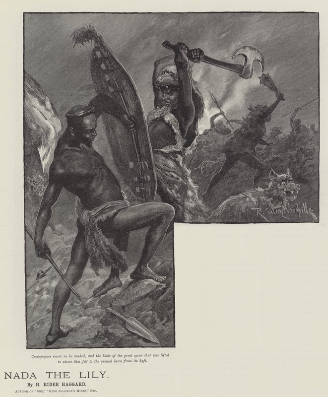 Liljan Nada, av H Rider Haggard av Richard Caton Woodville junior