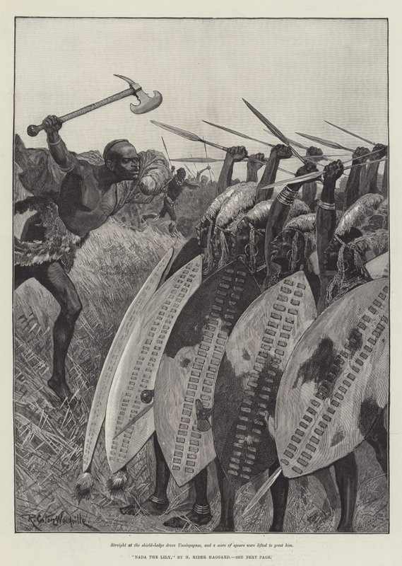 Liljan Nada, av H Rider Haggard av Richard Caton Woodville junior