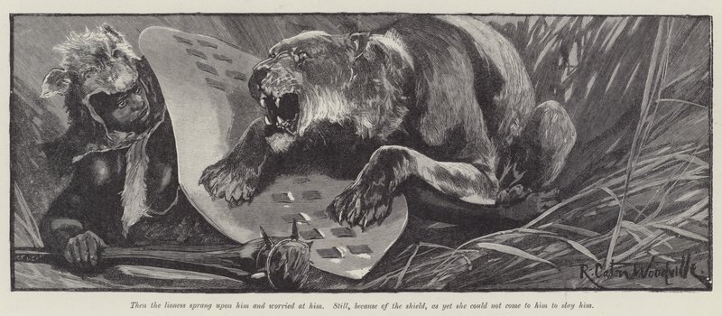 Liljan Nada, av H Rider Haggard av Richard Caton Woodville junior