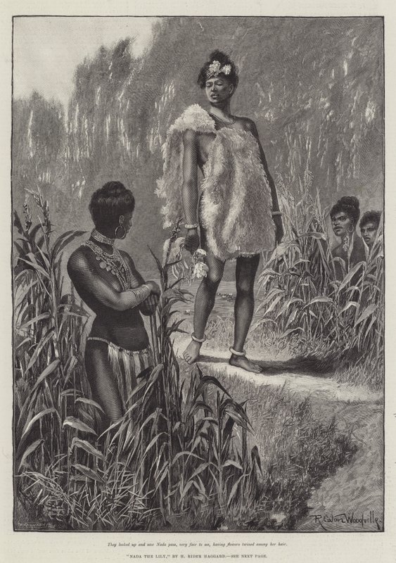 Liljan Nada, av H Rider Haggard av Richard Caton Woodville junior