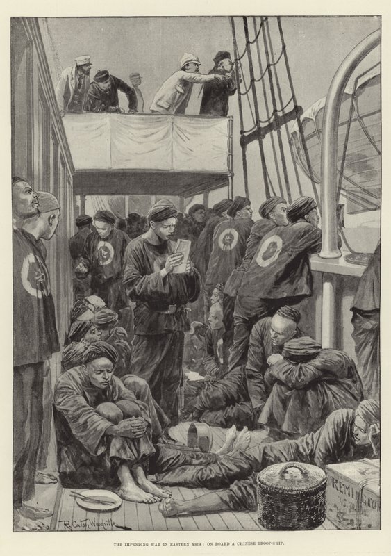 Det stundande kriget i östra Asien av Richard Caton Woodville junior