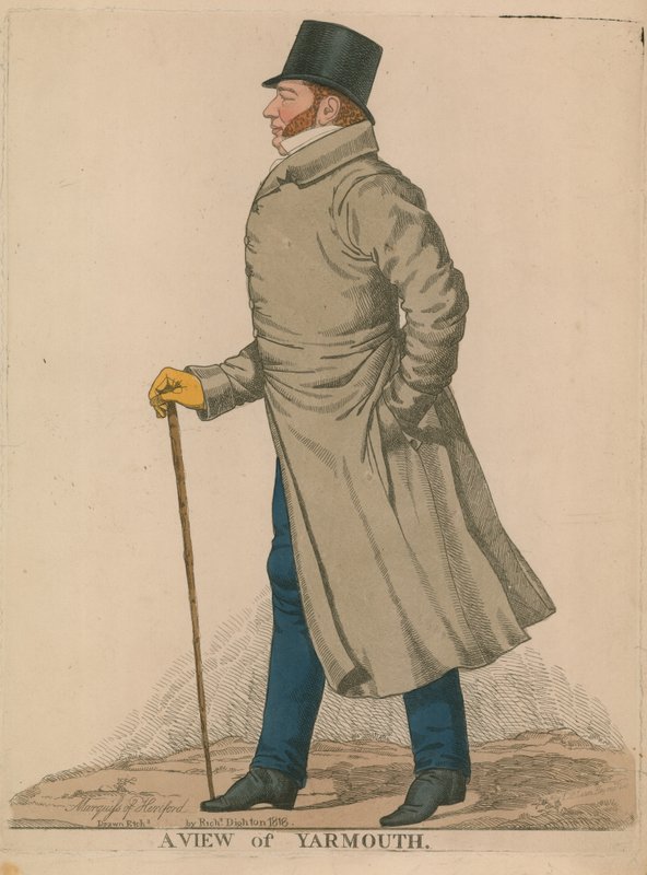 Francis Charles Seymour-Conway, 3:e markis av Hertford; En vy av Yarmouth av Richard Dighton