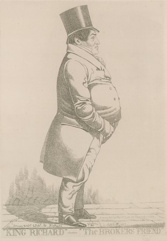 Richard Heals (eller Heale); kung Richard, mäklarnas vän av Richard Dighton