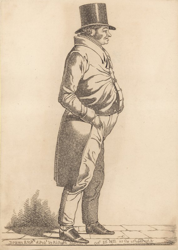Oidentifierad gentleman av Richard Dighton