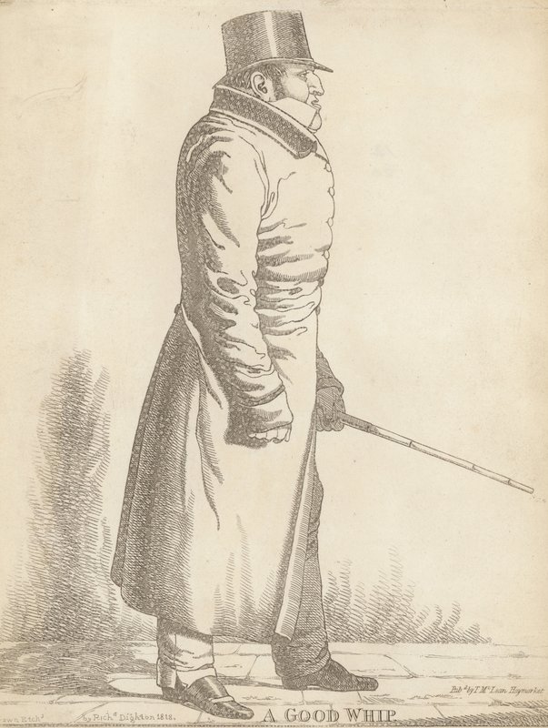 William Philip Molyneux, 2nd Earl of Sefton; En bra piska av Richard Dighton