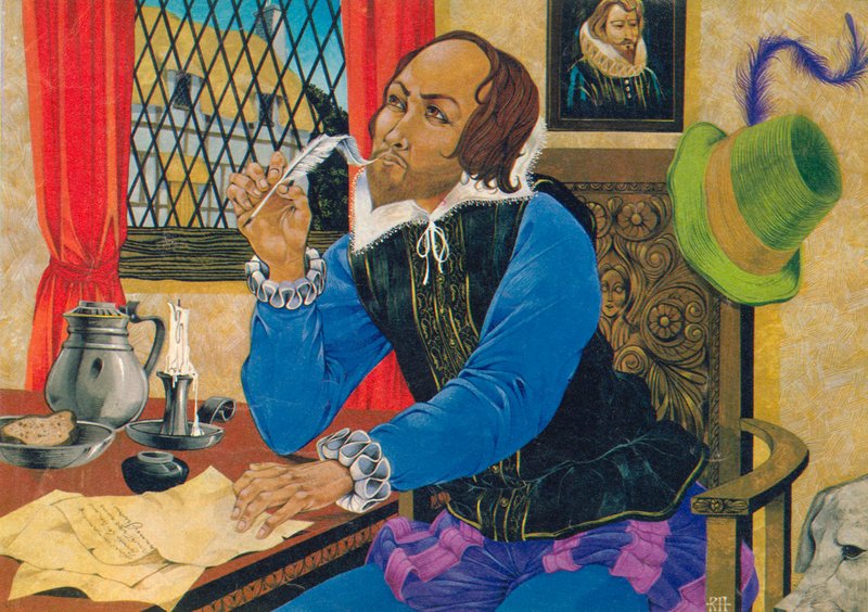 William Shakespeare skriver av Richard Hook