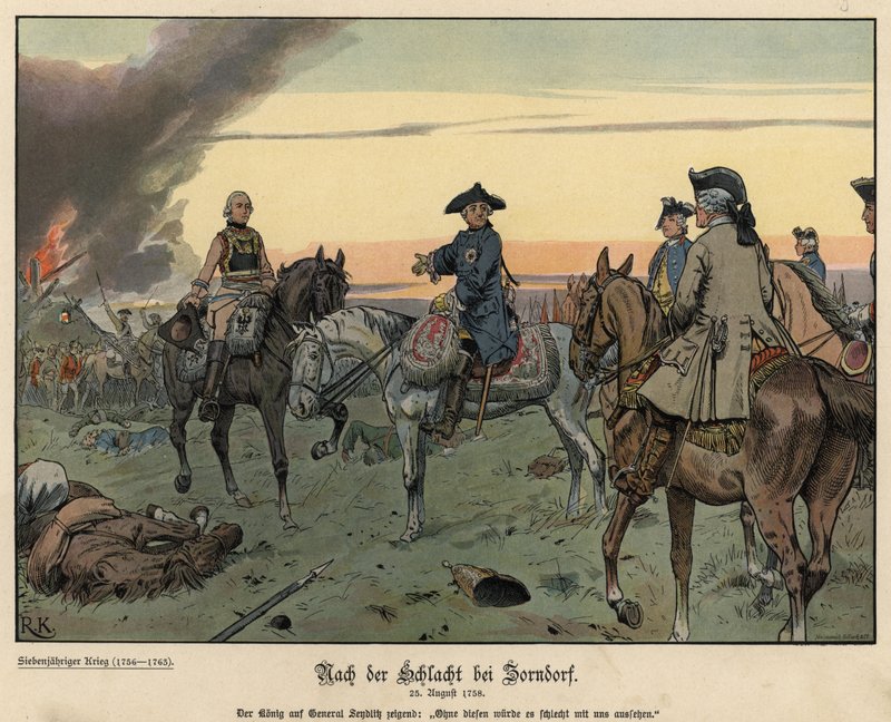 Efter slaget vid Zorndorf av Richard Knoetel