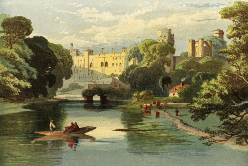 Queens besök i Warwickshire, Warwick Castle av Richard Principal Leitch