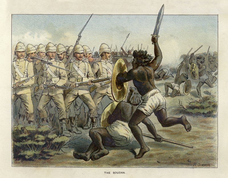 Den brittiska arméns epoker - Soudan av Richard Simkin