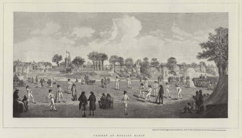 Cricket i Moulsey Hurst av Richard Westall