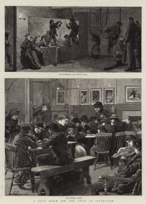 Ett lekrum för de fattiga i Islington av Robert Barnes