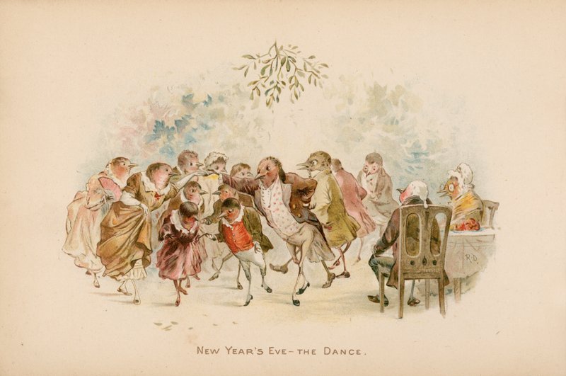 Illustration för The Twigs or Christmas at Ruddock Hall av Robert Dudley