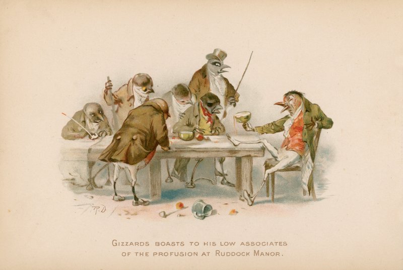 Illustration för The Twigs or Christmas at Ruddock Hall av Robert Dudley