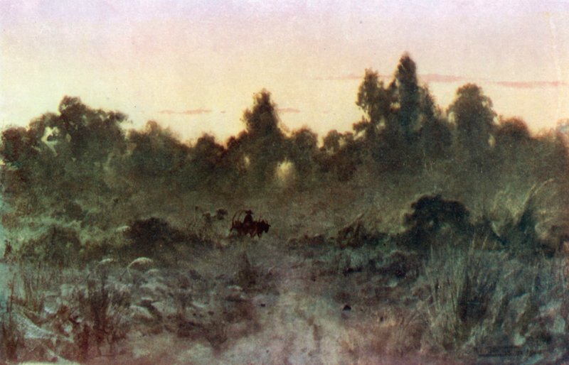 Gryning i skogen av Robert George Talbot Kelly
