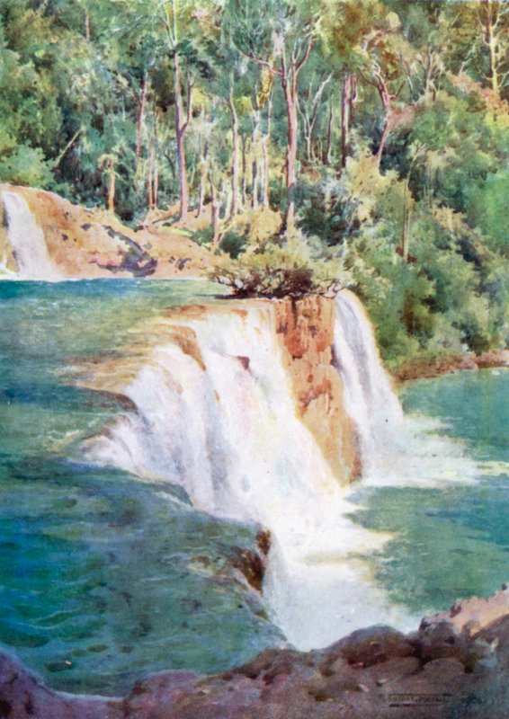 Fall på floden Myit-nge av Robert George Talbot Kelly