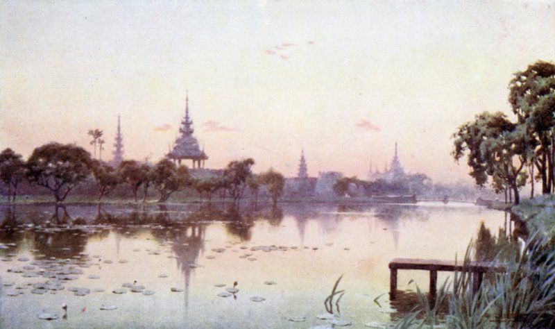 Valgraven vid Mandalay av Robert George Talbot Kelly