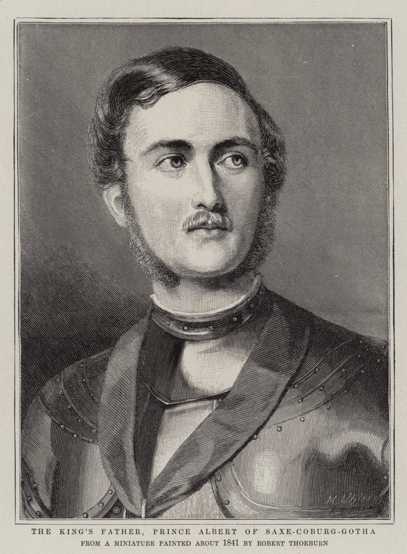 Kungens far, prins Albert av Sachsen-Coburg-Gotha av Robert Thorburn