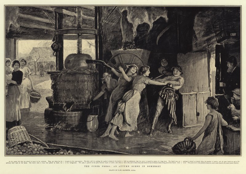 Cider Press, en höstscen i Somerset av Robert Walker Macbeth