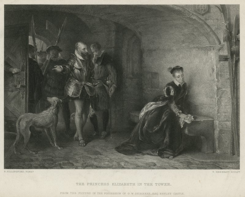 Prinsessan Elizabeth i tornet av Robert Alexander Hillingford
