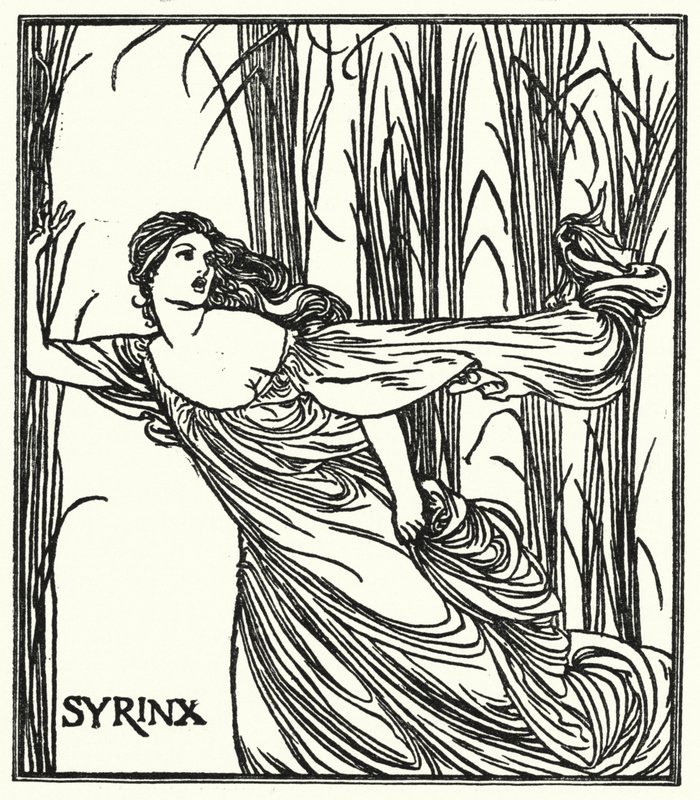 Illustration till dikter av John Keats (litografi) av Robert Anning Bell