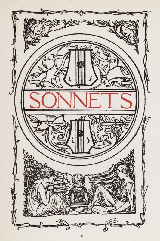 Illustration till dikter av John Keats: Sonnets (litho) av Robert Anning Bell