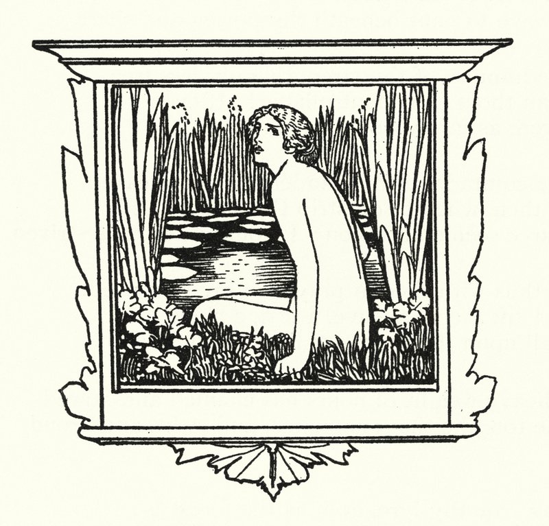 Shelley: Ode till västanvinden (litografi) av Robert Anning Bell