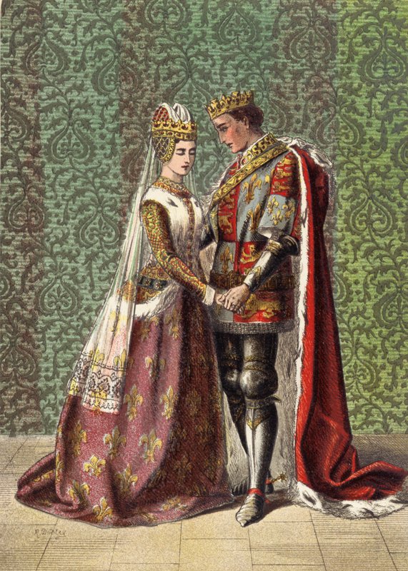 Kath. Det är som det är snällt de roi mon pere (chromolitho) av Robert Dudley