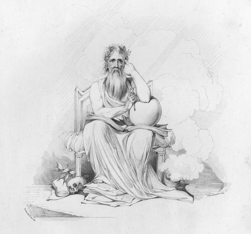 Illustration för Anacreon Odes (gravyr) av Robert Kerr (after) Porter