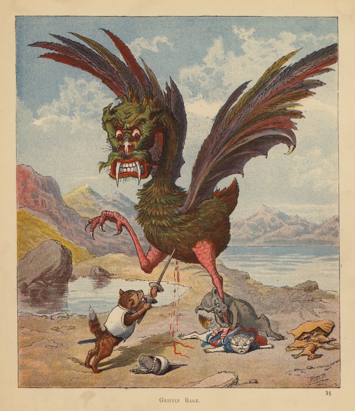 Kitten pilgrimer: Griffin Rage (Color Lito) av Robert Michael Ballantyne