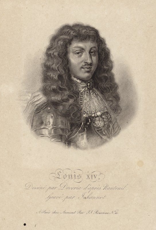 Porträtt av kung Ludvig XIV av Robert Nanteuil