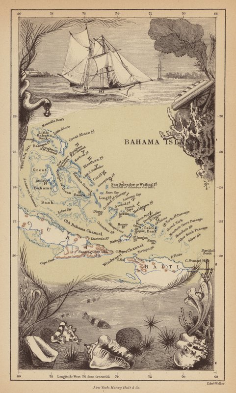 Bahamas (gravyr) av Robert Pritchett