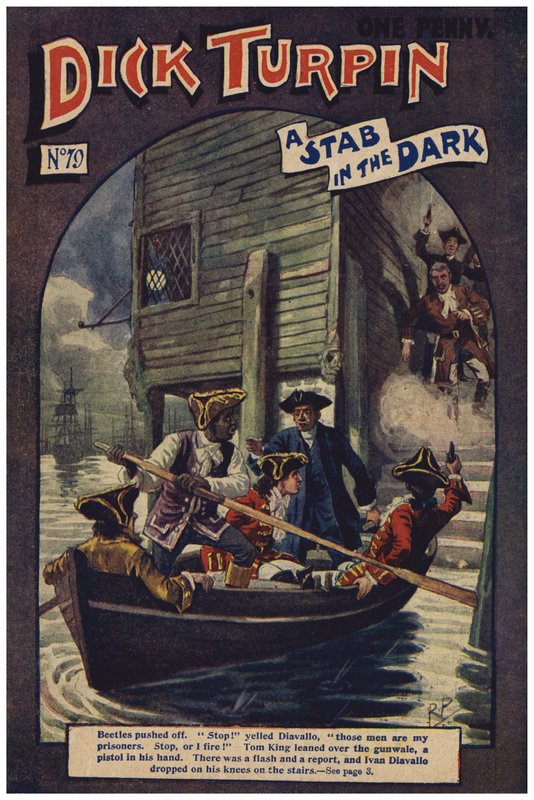 Dick Turpin (färg litho) av Robert Prowse Jnr