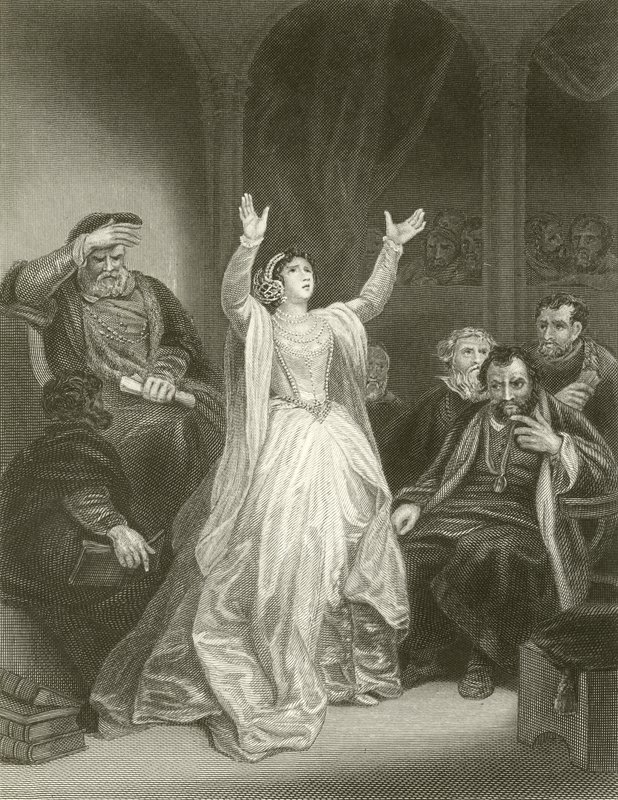 Fördömande av Anne Boleyn av Robert Smirke