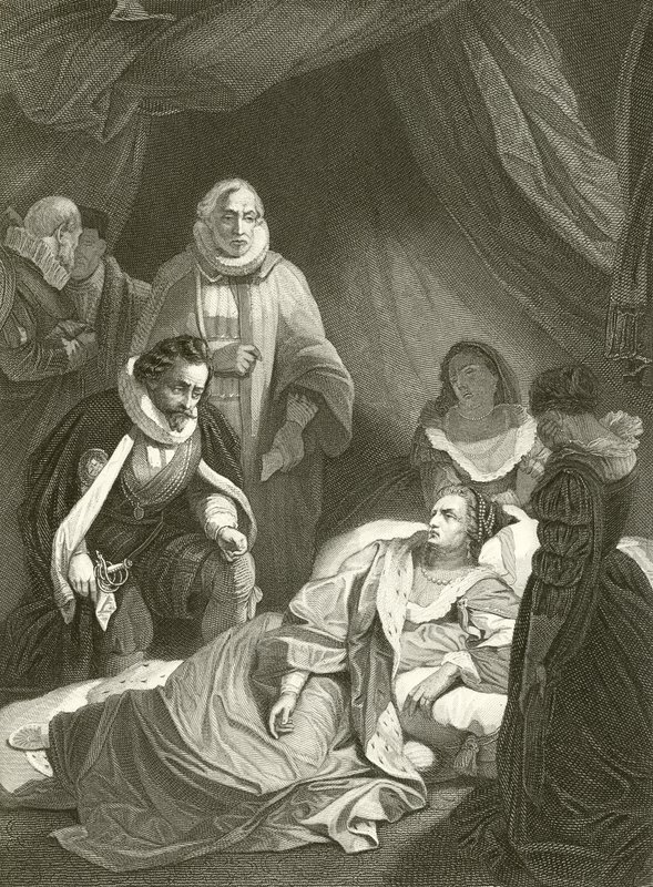 Drottning Elizabeths sista timmar av Robert Smirke