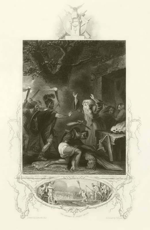 Druidernas massaker av Robert Smirke