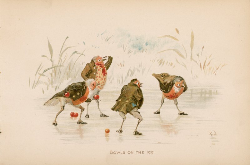 Illustration för The Twigs or Christmas at Ruddock Hall av Robert after Dudley