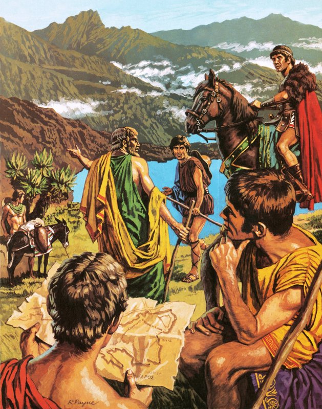 Diogenes, den grekiske upptäcktsresanden, på resa i Afrika av Roger Payne