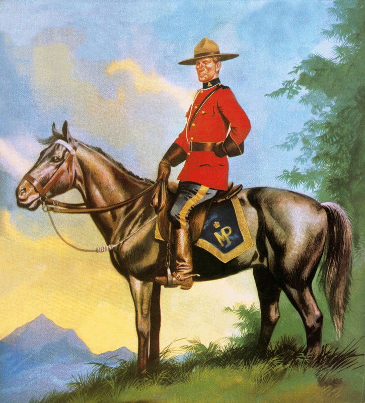 Kanadensiska Mounty av Ron Embleton