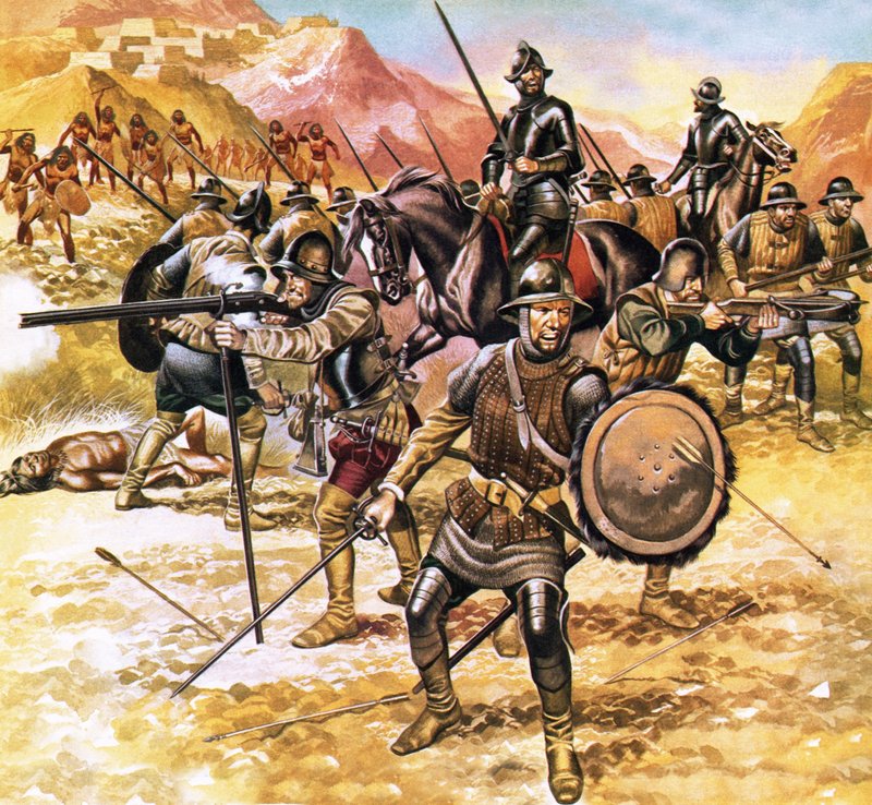 Francisco de Coronados expedition till den amerikanska västern av Ron Embleton