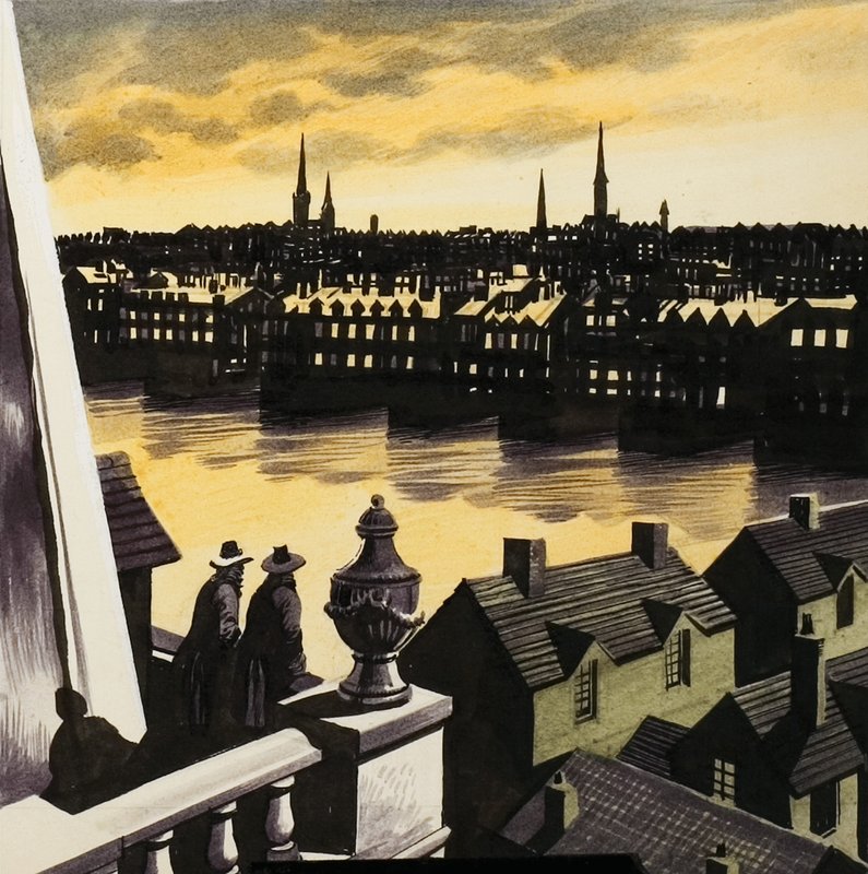 Den stora branden i London av Ron Embleton