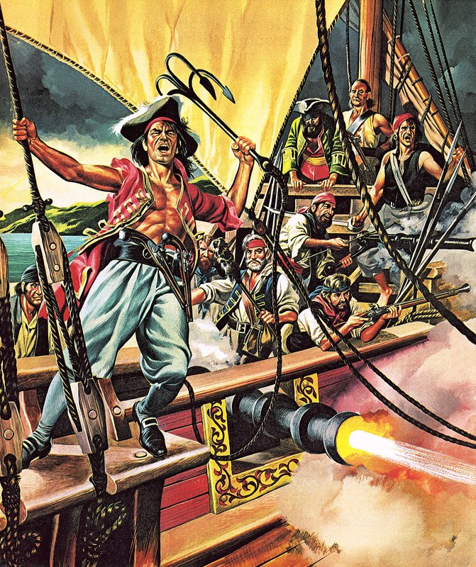 Männen på Jolly Roger av Ron Embleton