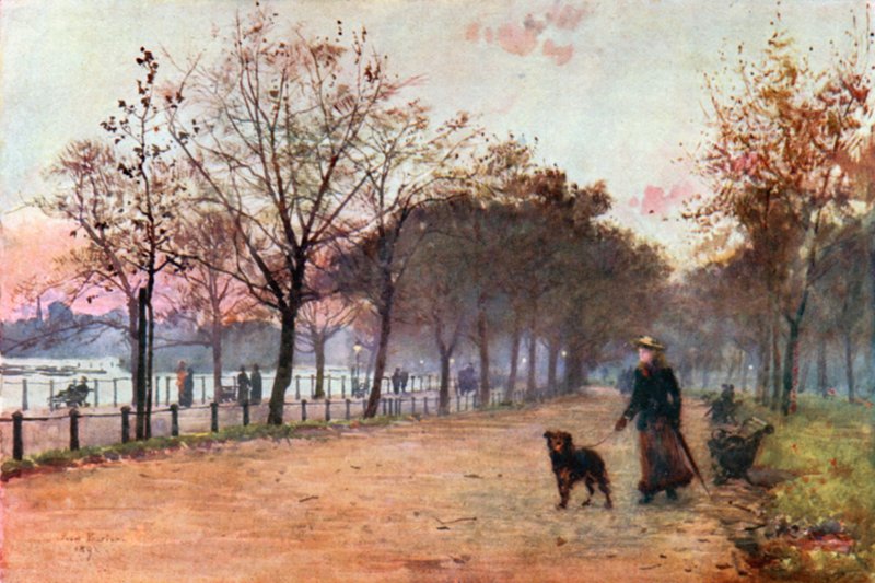 Vid ringen, Hyde Park: Kväll av Rose Maynard Barton