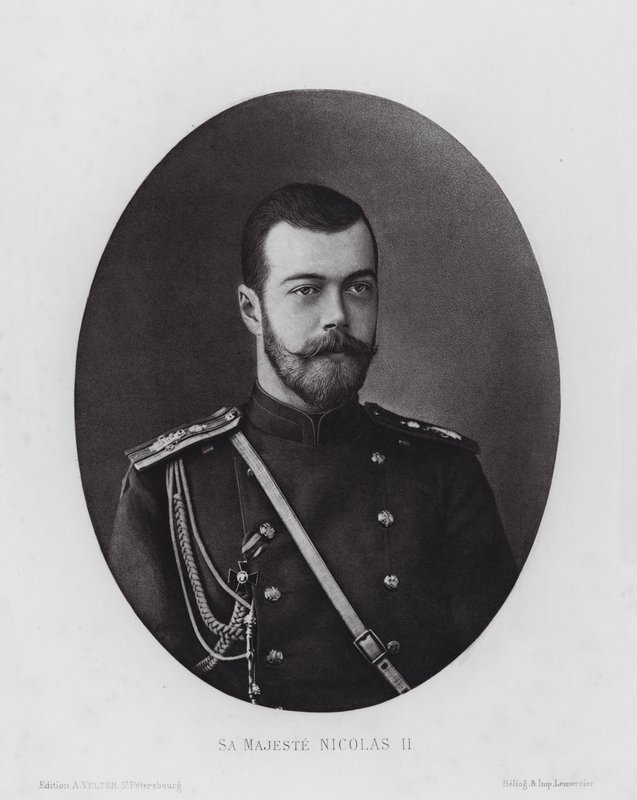 L Armee Russe: Sa Majeste Nicolas II (s/v foto) av Russian Photographer (after)