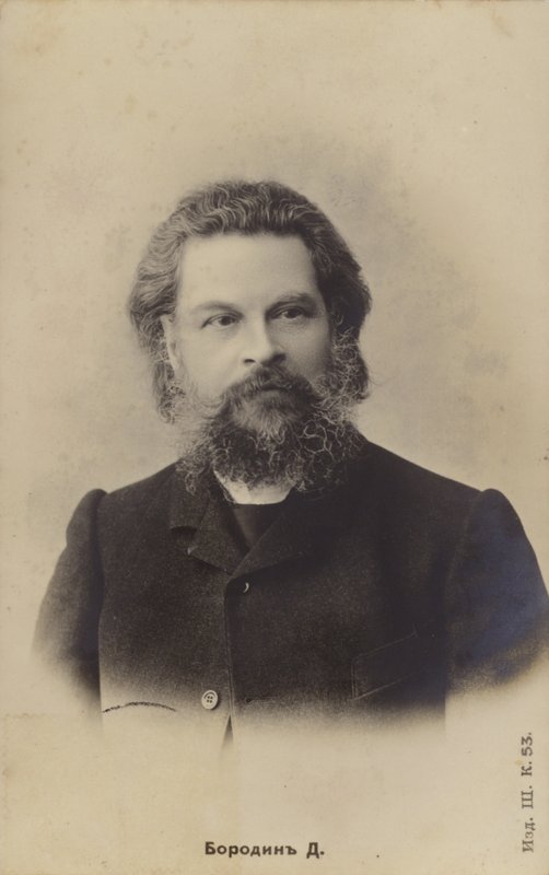 Alexander Porfiryevich Borodin, rysk kompositör (1833-1887) av Russian Photographer